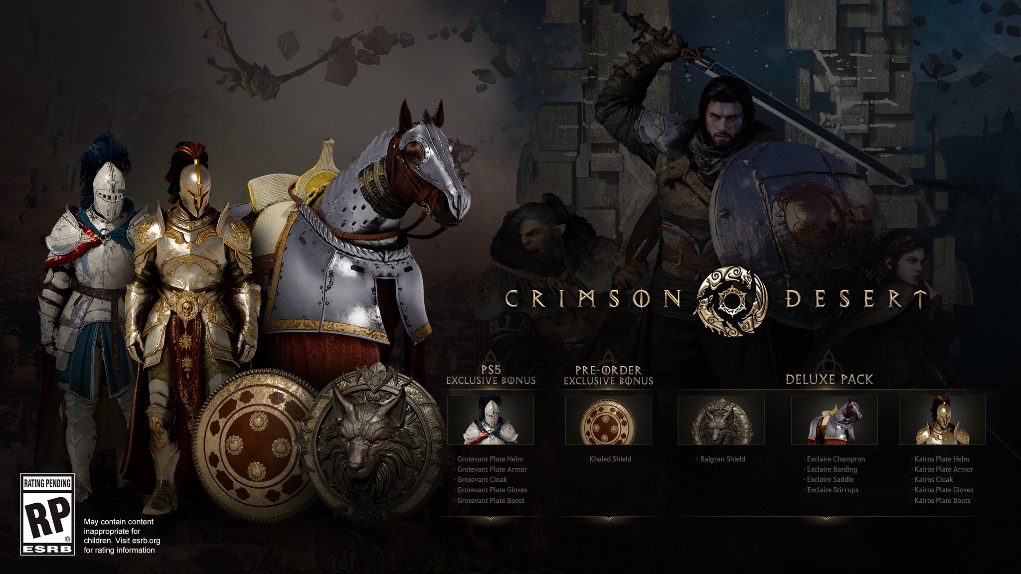 Crimson Desert anuncia sus ediciones y abre reservas: la edición coleccionista deslumbra con su espectacular diorama