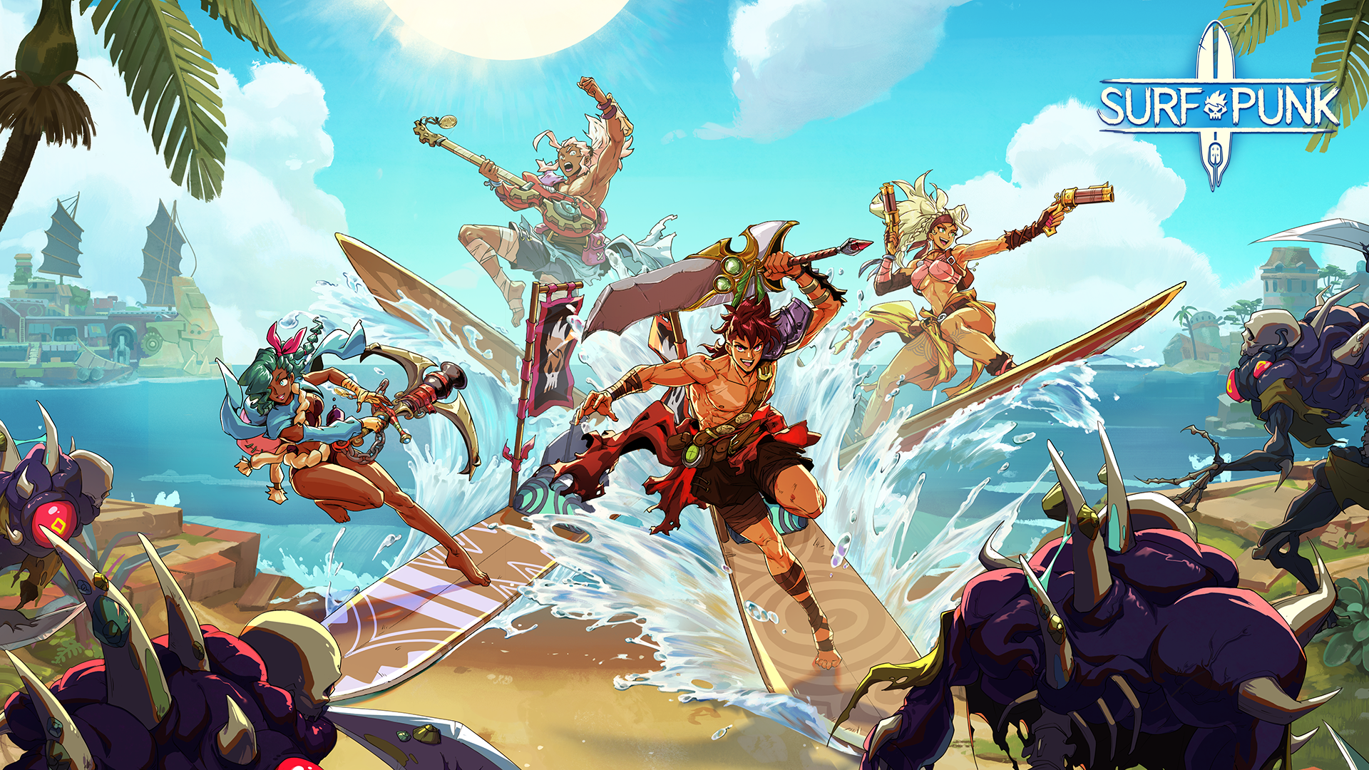 Surfpunk: acción, surf y caos cooperativo en un mundo postapocalíptico