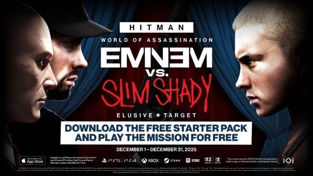 Eminem llega a HITMAN World of Assassination con un Objetivo Escurridizo muy especial