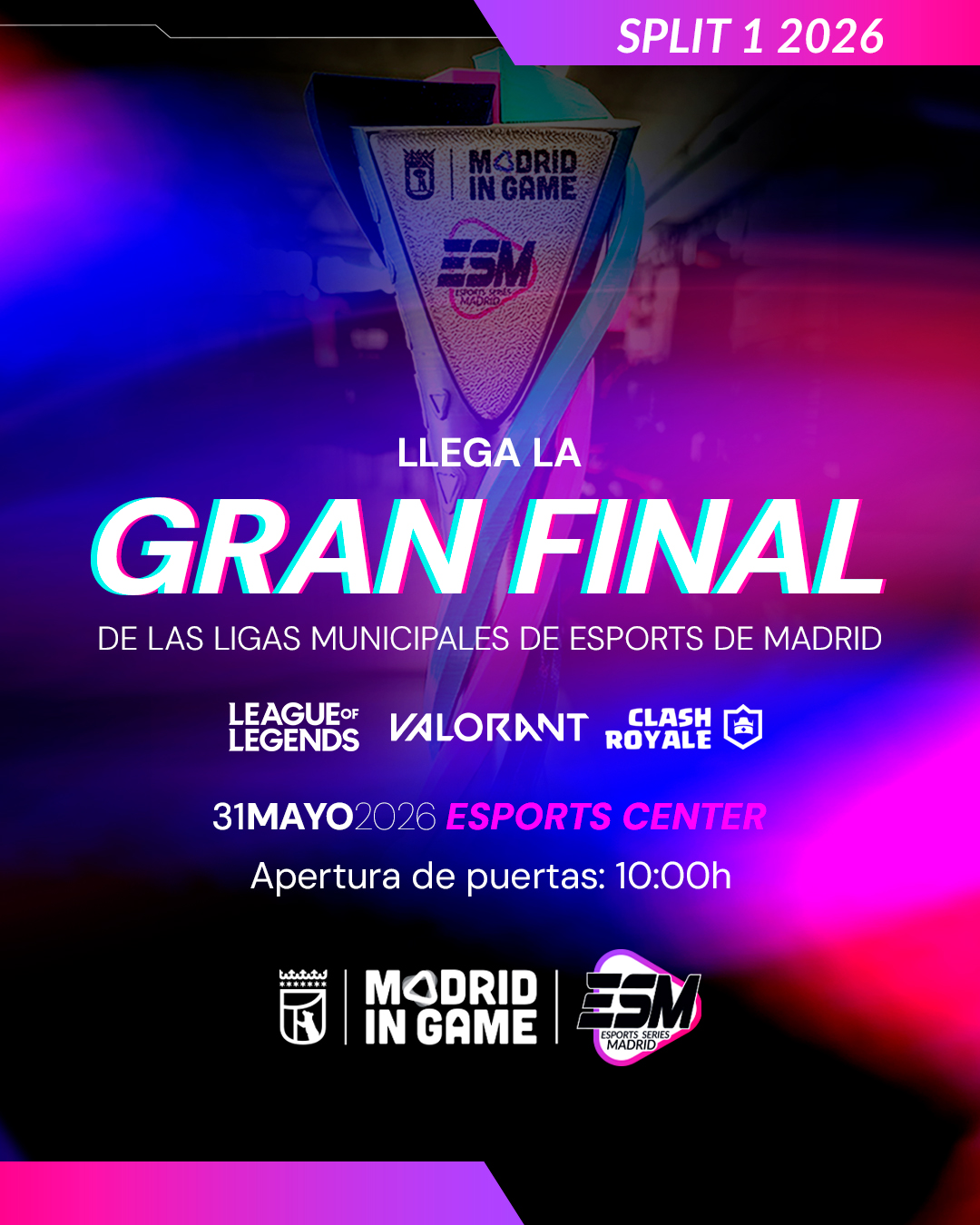 Madrid calienta motores para las finales de las Esports Series Madrid con más de 50.000 jugadores inscritos