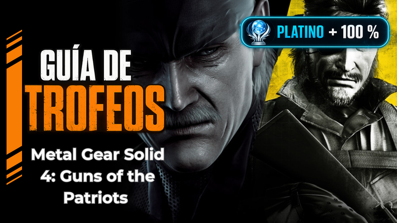 Metal Gear Solid 4: guía de trofeos y cómo conseguir el Platino