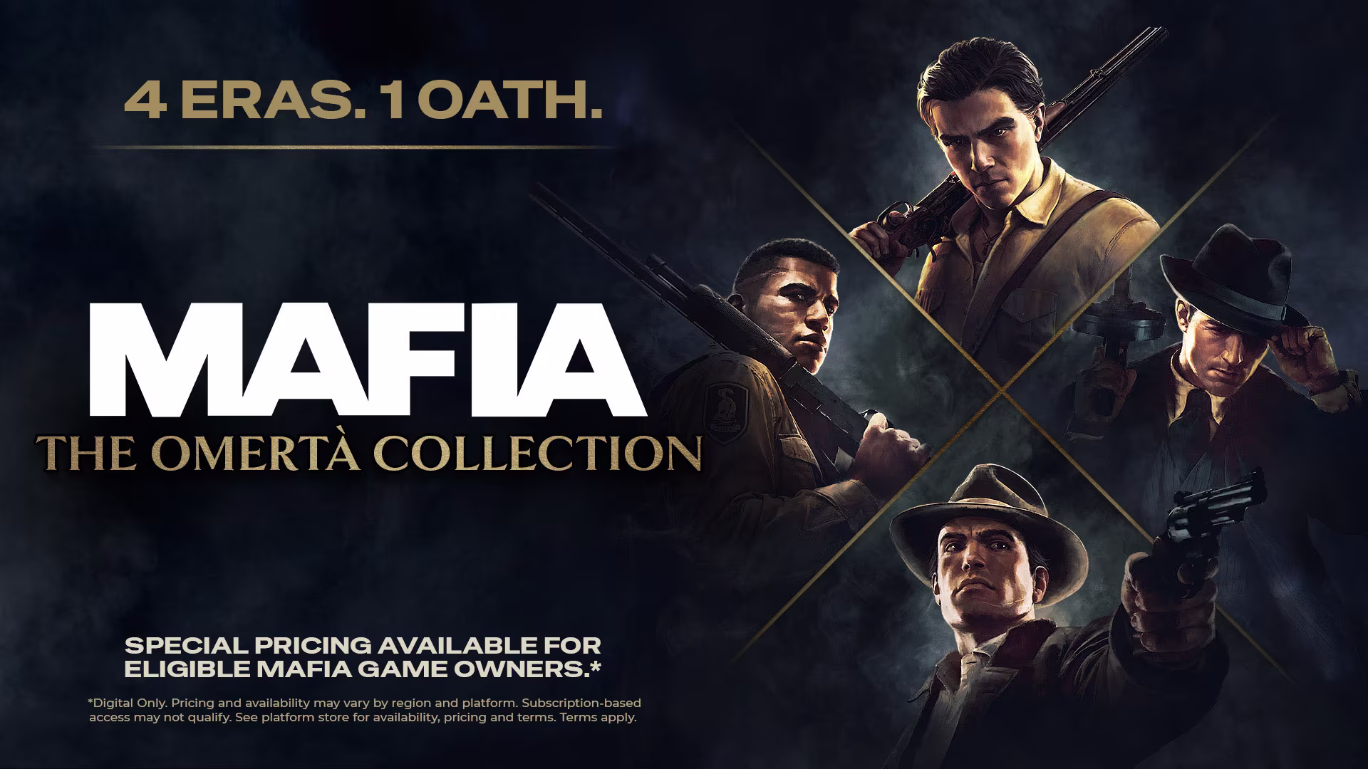 Mafia: The Omertà Collection ya está disponible y reúne cuatro generaciones de crimen organizado en un solo pack
